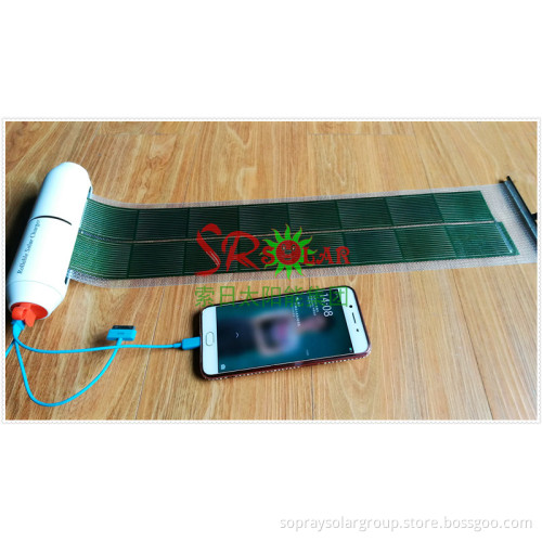 Rollable Flexible Portable Solar Panel Charger